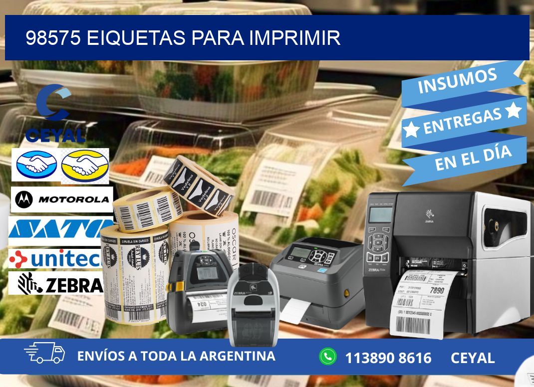 98575 EIQUETAS PARA IMPRIMIR