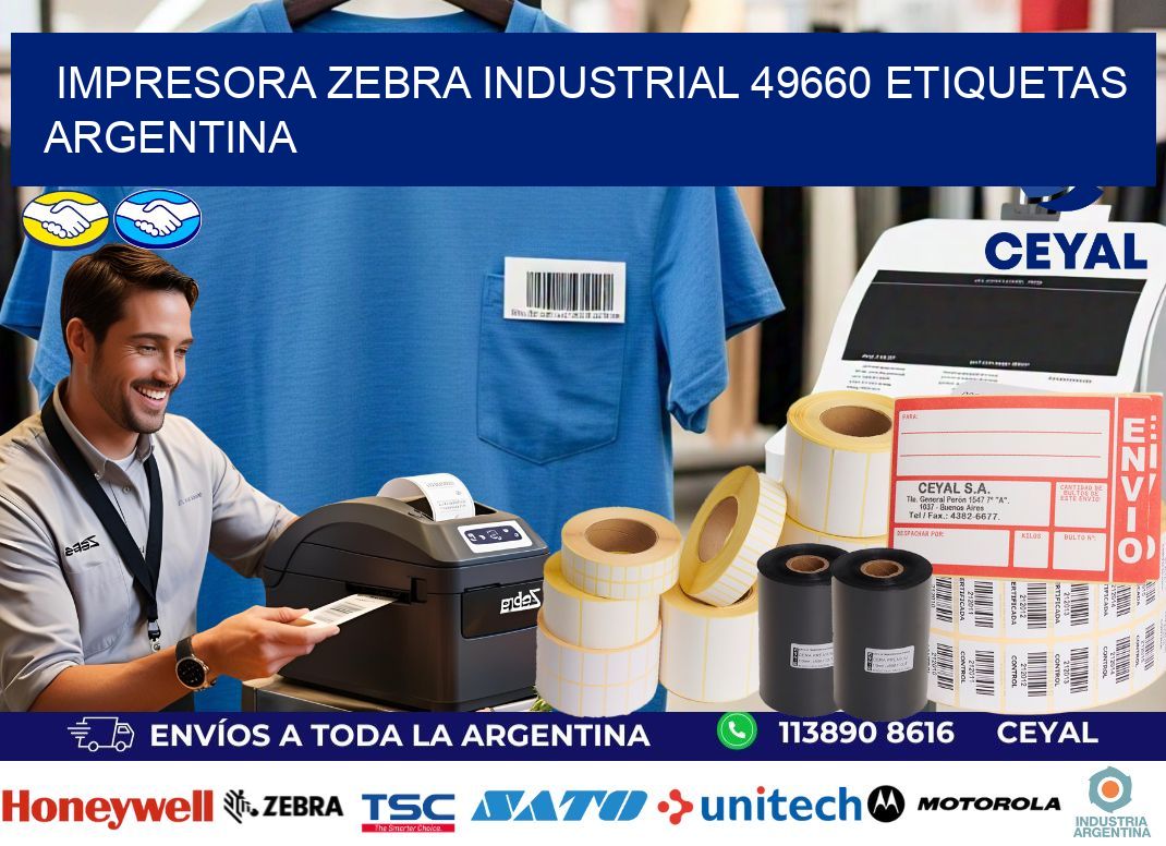 Impresora zebra industrial 49660 etiquetas argentina