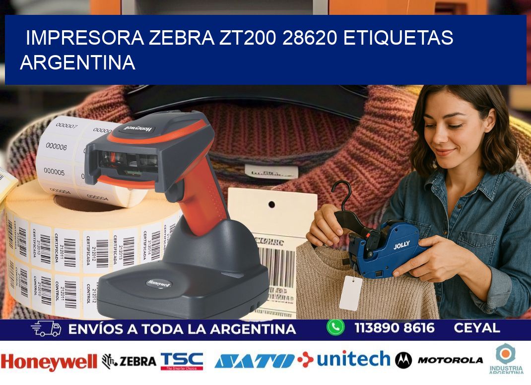 Impresora zebra zt200 28620 etiquetas argentina