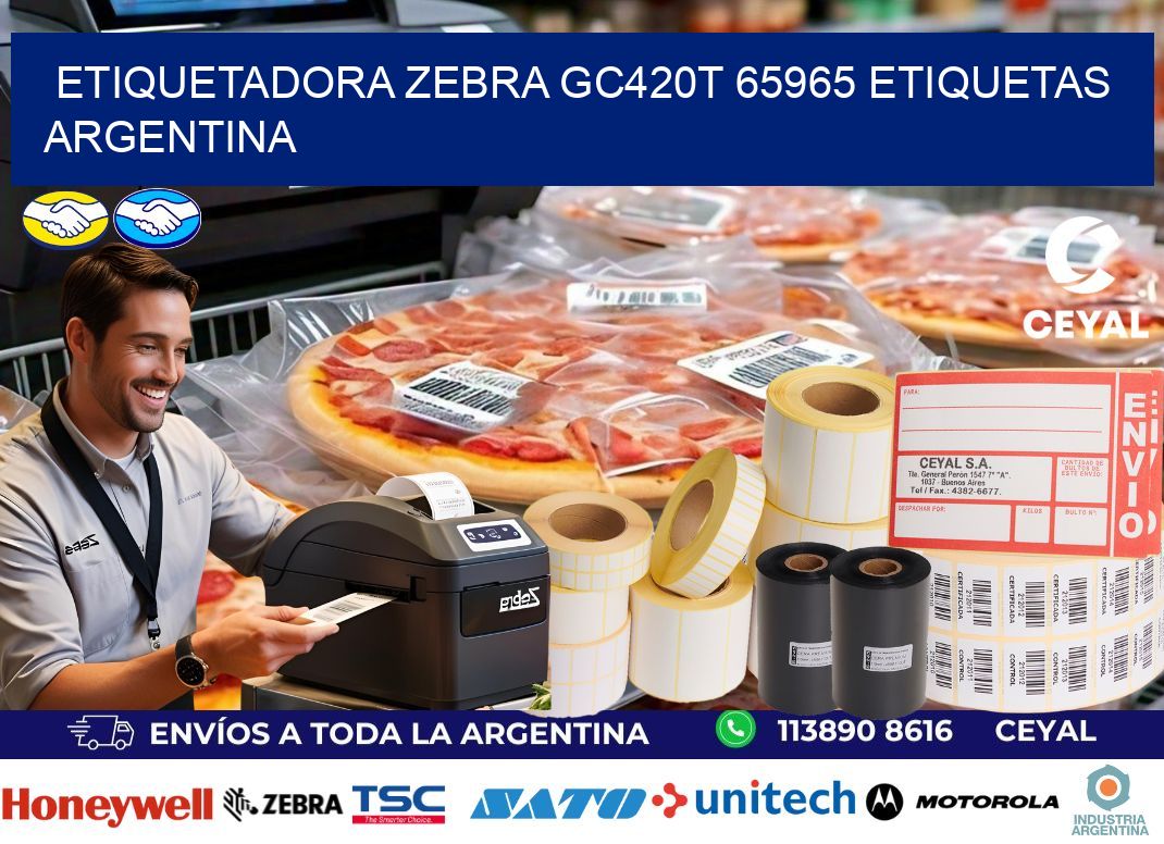 etiquetadora zebra gc420t 65965 etiquetas argentina