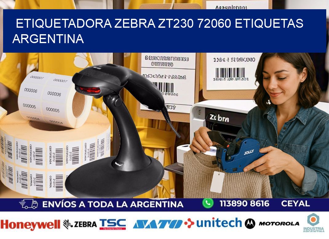 etiquetadora zebra zt230 72060 etiquetas argentina
