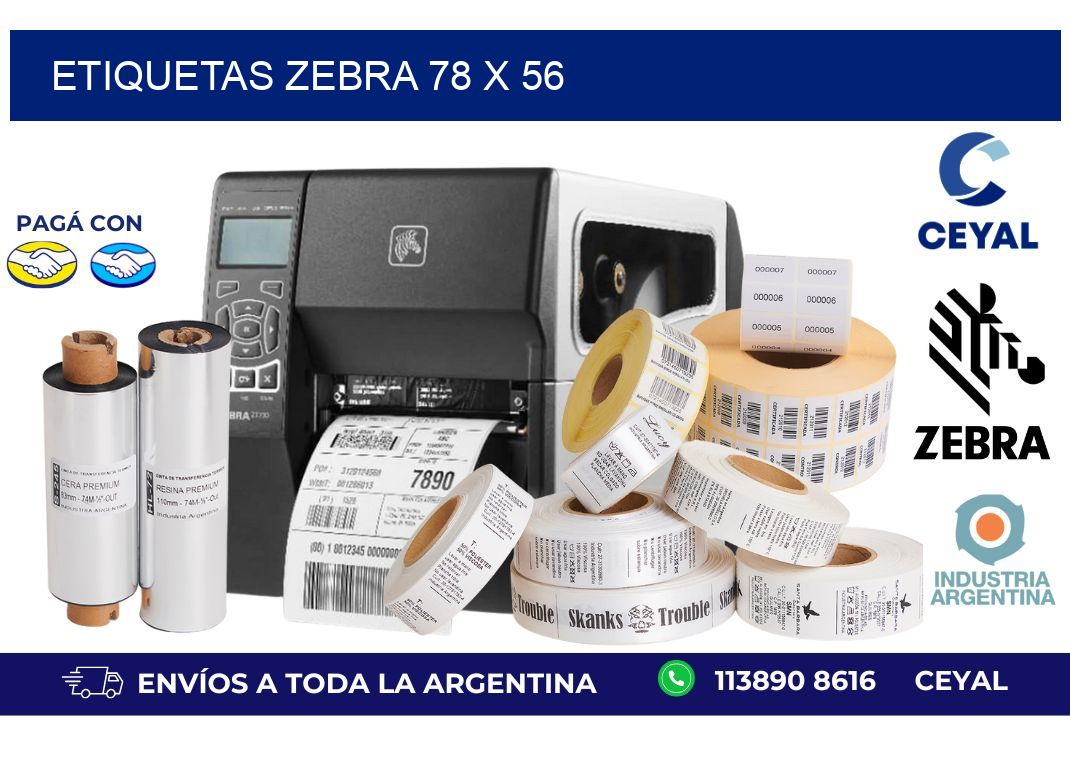 etiquetas zebra 78 x 56