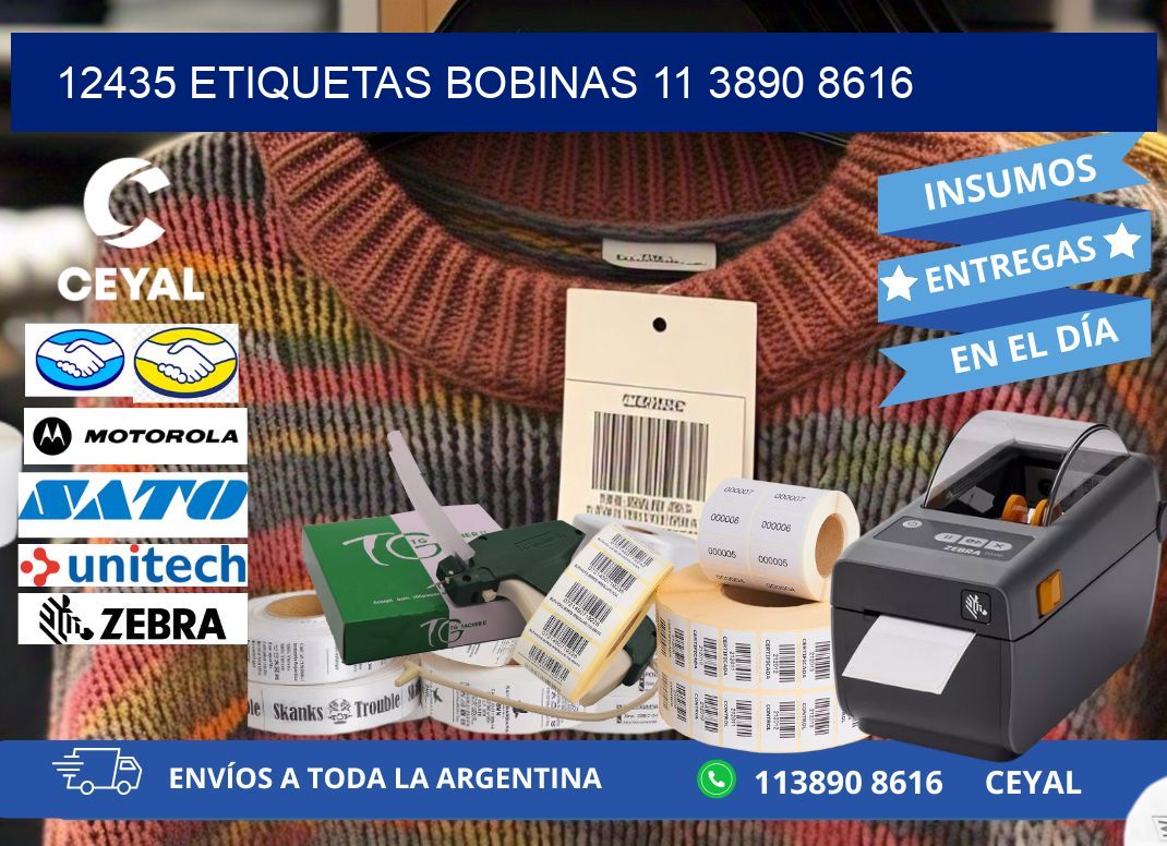 12435 ETIQUETAS BOBINAS 11 3890 8616