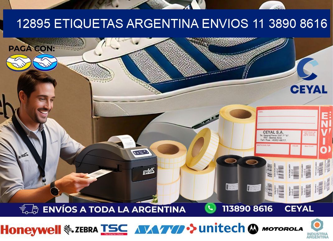 12895 ETIQUETAS ARGENTINA ENVIOS 11 3890 8616