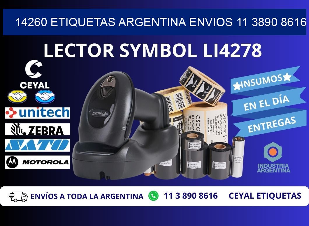 14260 ETIQUETAS ARGENTINA ENVIOS 11 3890 8616