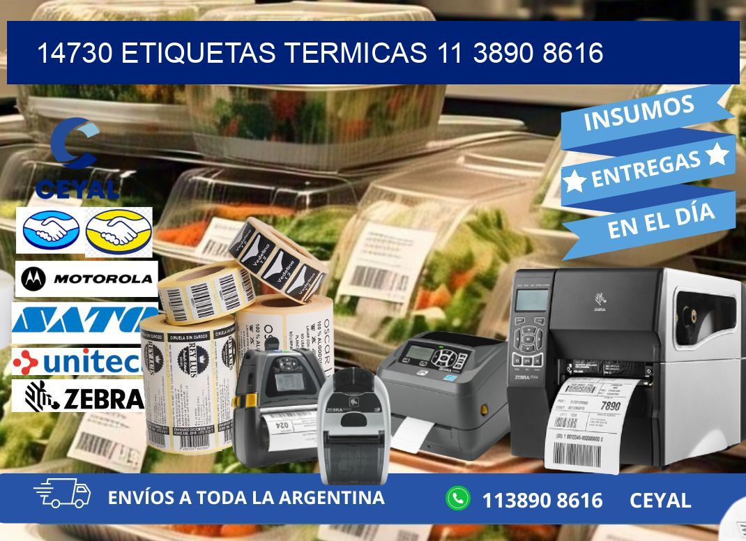 14730 ETIQUETAS TERMICAS 11 3890 8616