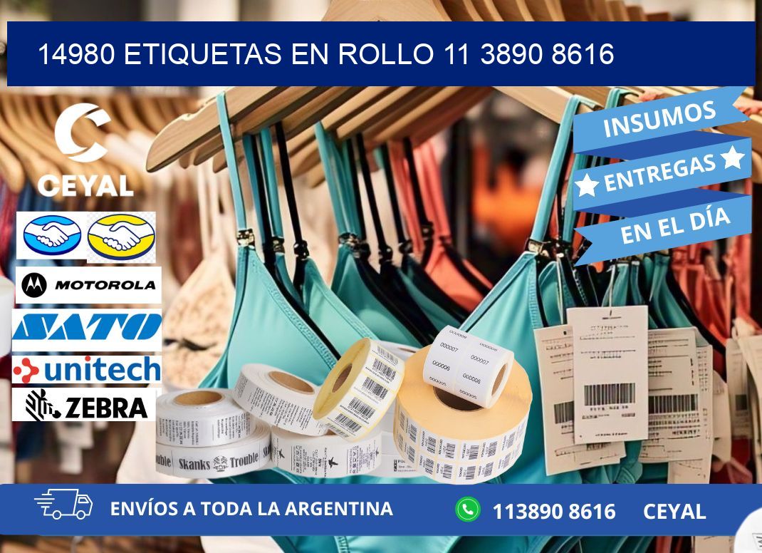 14980 ETIQUETAS EN ROLLO 11 3890 8616