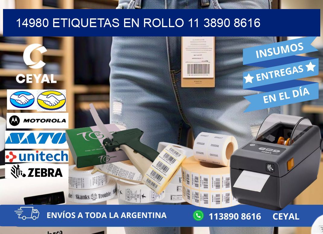 14980 ETIQUETAS EN ROLLO 11 3890 8616