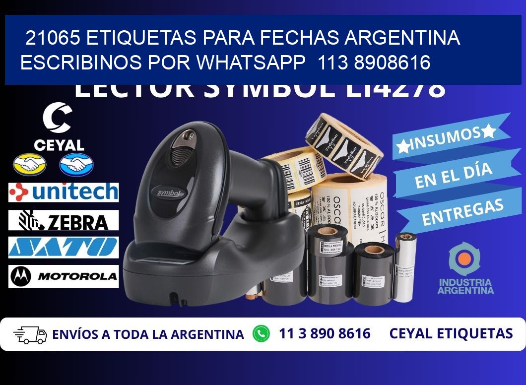 21065 ETIQUETAS PARA FECHAS ARGENTINA ESCRIBINOS POR WHATSAPP  113 8908616