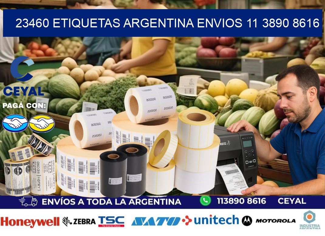 23460 ETIQUETAS ARGENTINA ENVIOS 11 3890 8616