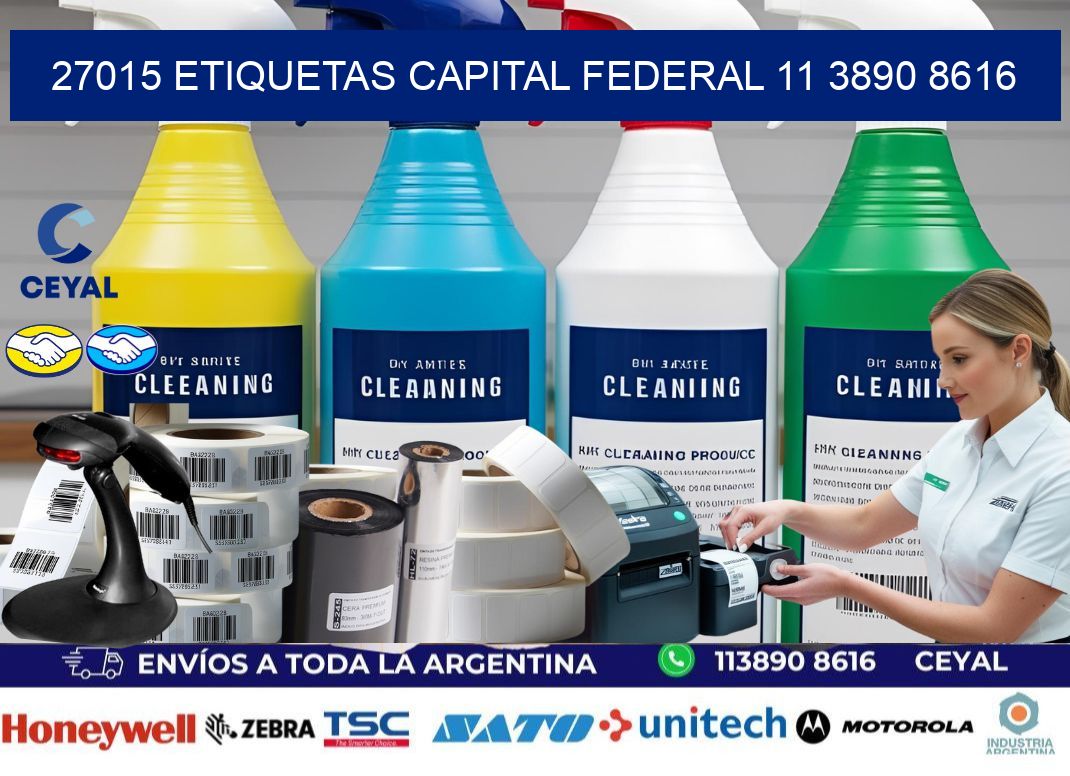 27015 ETIQUETAS CAPITAL FEDERAL 11 3890 8616