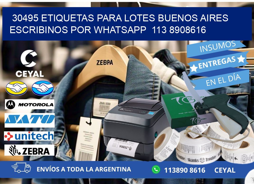 30495 ETIQUETAS PARA LOTES BUENOS AIRES ESCRIBINOS POR WHATSAPP  113 8908616