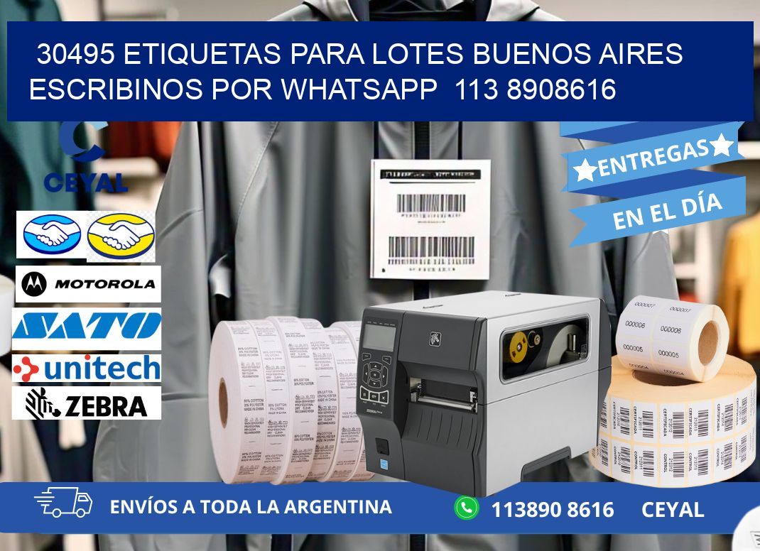 30495 ETIQUETAS PARA LOTES BUENOS AIRES ESCRIBINOS POR WHATSAPP  113 8908616