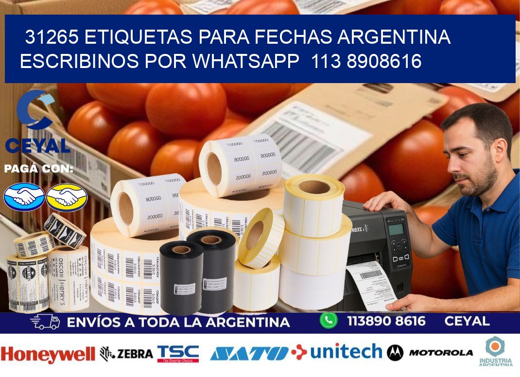 31265 ETIQUETAS PARA FECHAS ARGENTINA ESCRIBINOS POR WHATSAPP  113 8908616