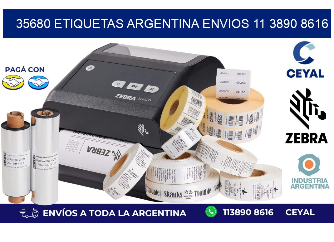 35680 ETIQUETAS ARGENTINA ENVIOS 11 3890 8616