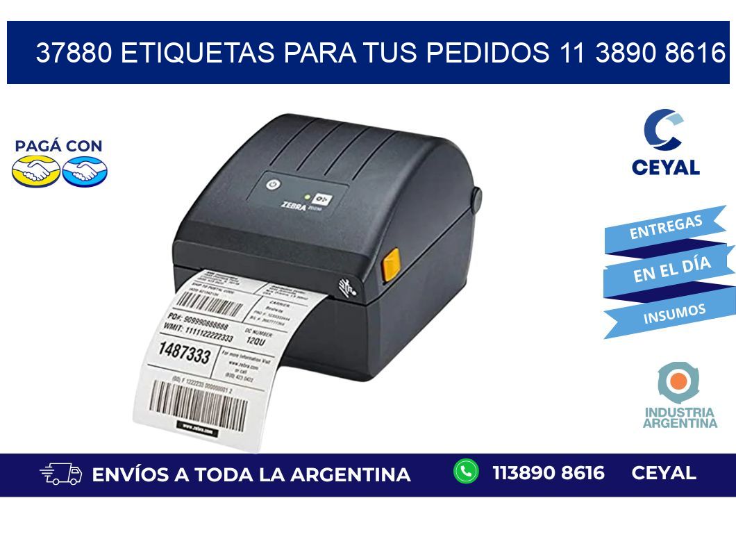 37880 ETIQUETAS PARA TUS PEDIDOS 11 3890 8616