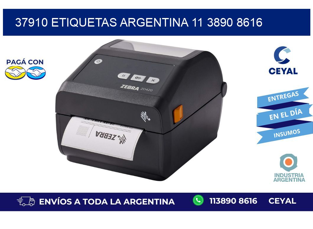 37910 ETIQUETAS ARGENTINA 11 3890 8616