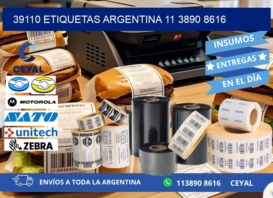 39110 ETIQUETAS ARGENTINA 11 3890 8616