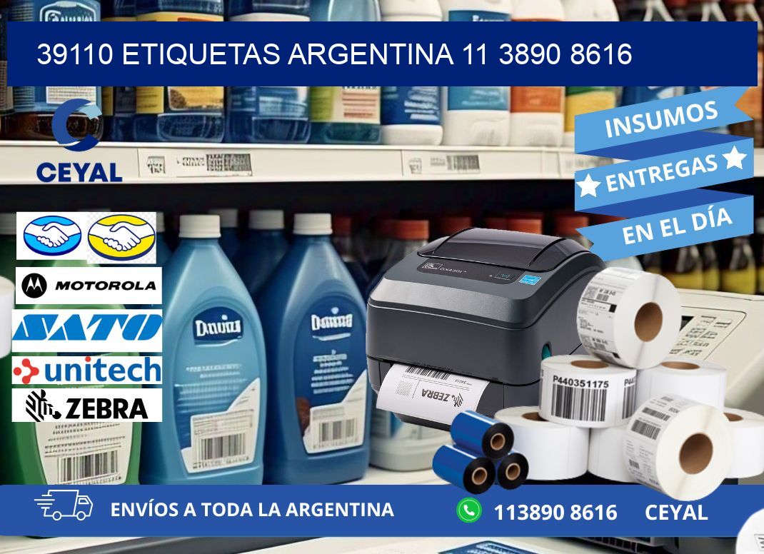 39110 ETIQUETAS ARGENTINA 11 3890 8616