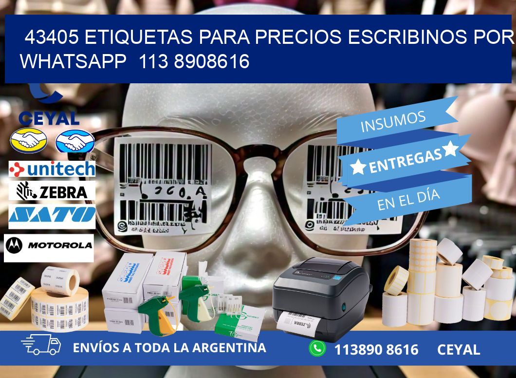 43405 ETIQUETAS PARA PRECIOS ESCRIBINOS POR WHATSAPP  113 8908616