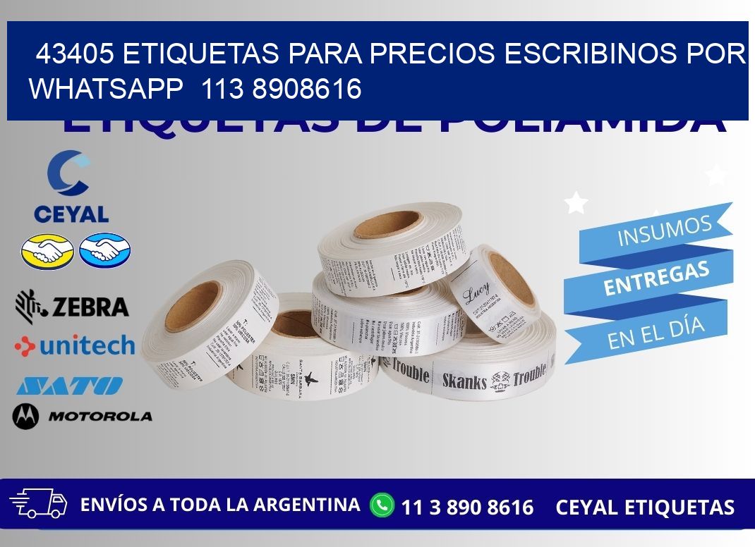 43405 ETIQUETAS PARA PRECIOS ESCRIBINOS POR WHATSAPP  113 8908616