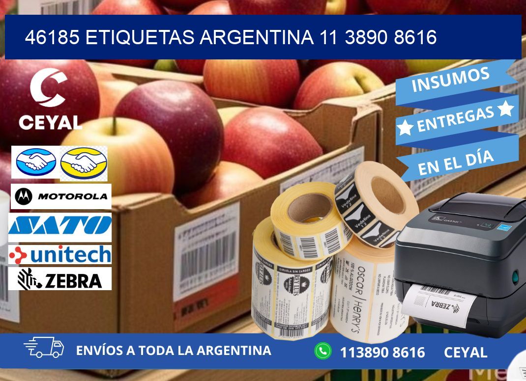 46185 ETIQUETAS ARGENTINA 11 3890 8616