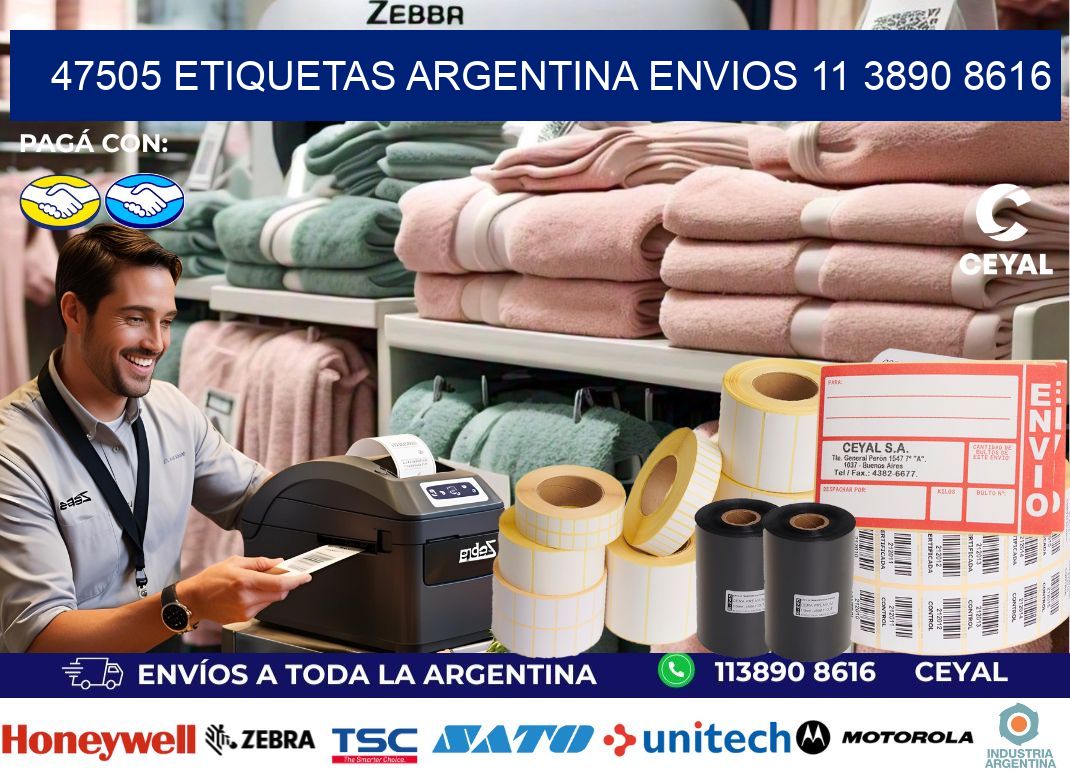 47505 ETIQUETAS ARGENTINA ENVIOS 11 3890 8616