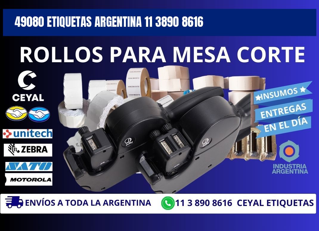 49080 ETIQUETAS ARGENTINA 11 3890 8616