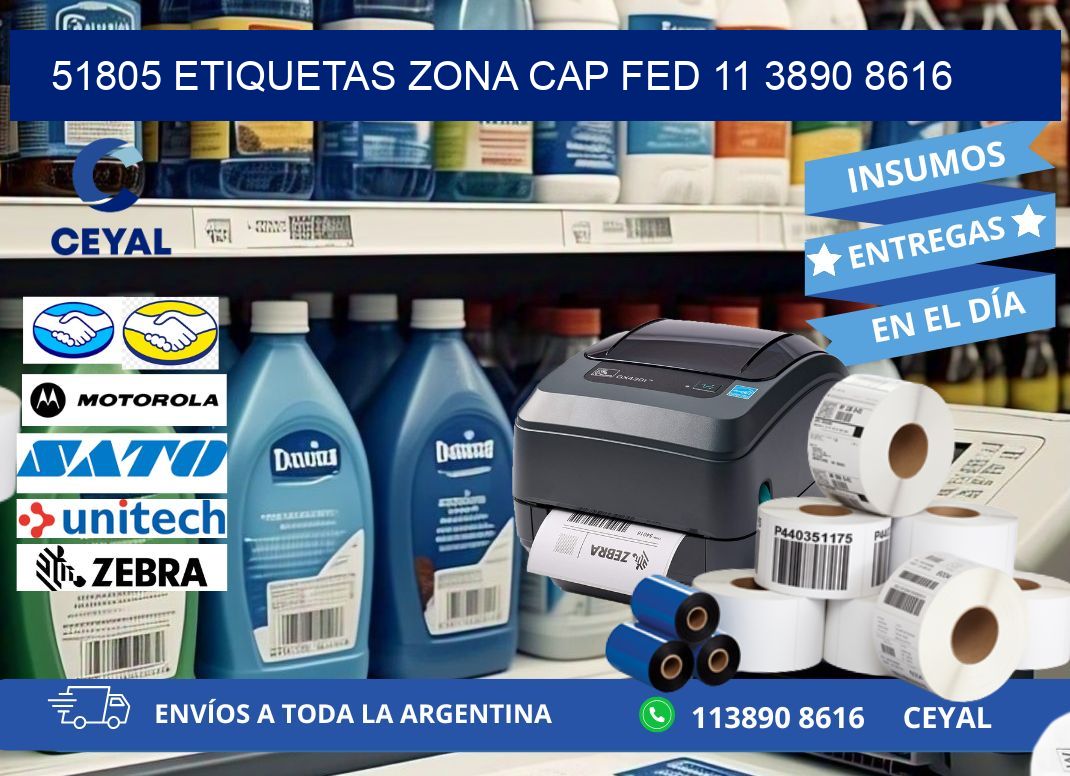51805 ETIQUETAS ZONA CAP FED 11 3890 8616