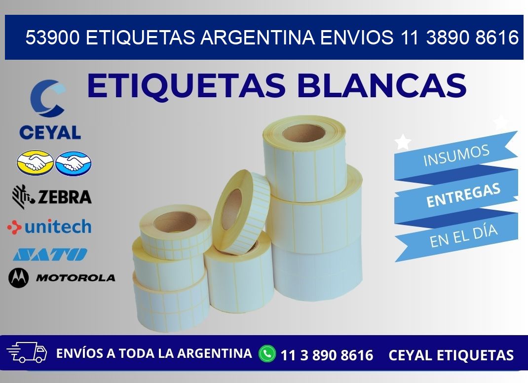 53900 ETIQUETAS ARGENTINA ENVIOS 11 3890 8616