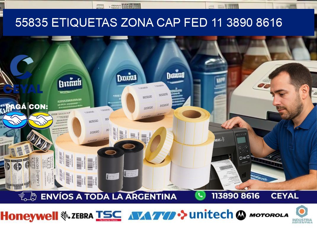 55835 ETIQUETAS ZONA CAP FED 11 3890 8616