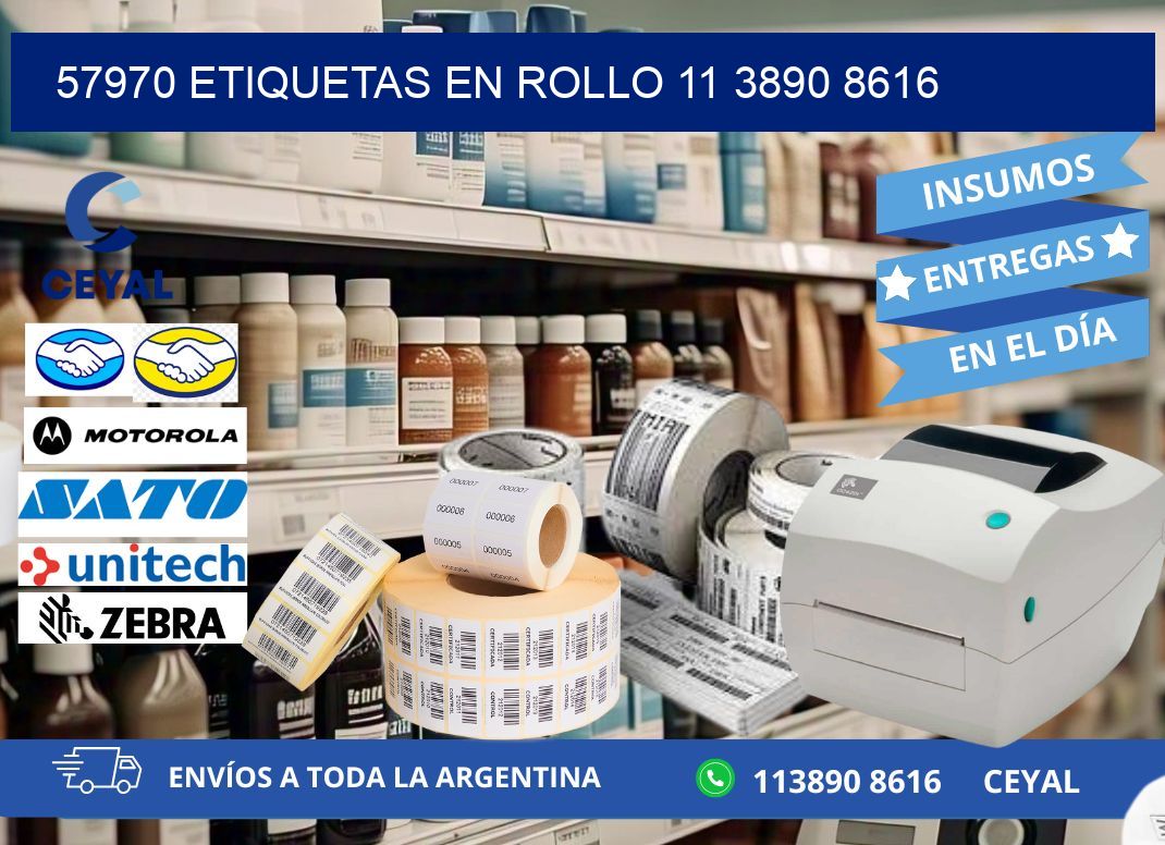 57970 ETIQUETAS EN ROLLO 11 3890 8616