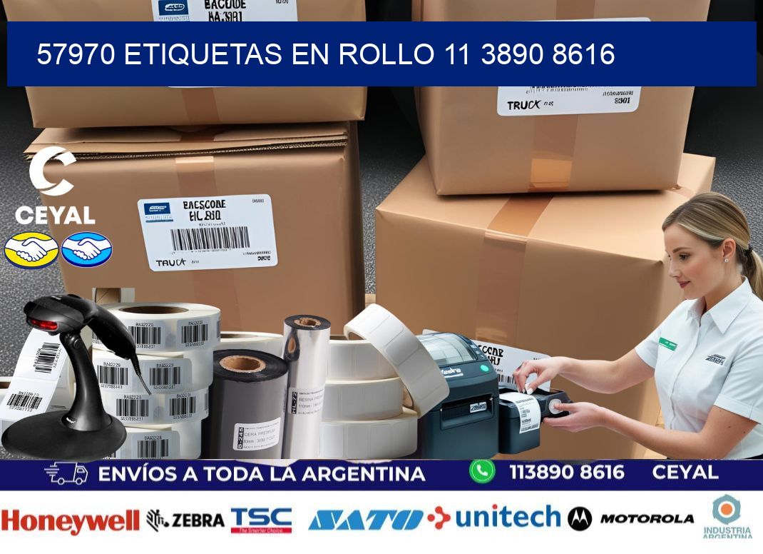 57970 ETIQUETAS EN ROLLO 11 3890 8616
