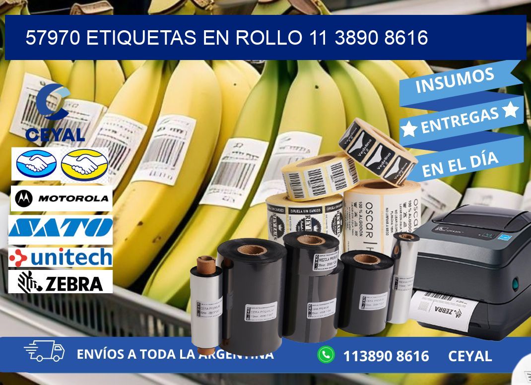 57970 ETIQUETAS EN ROLLO 11 3890 8616