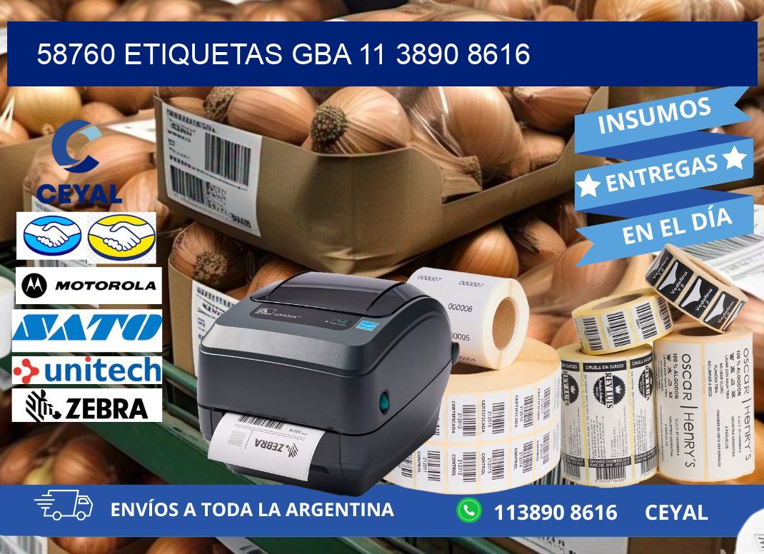 58760 ETIQUETAS GBA 11 3890 8616