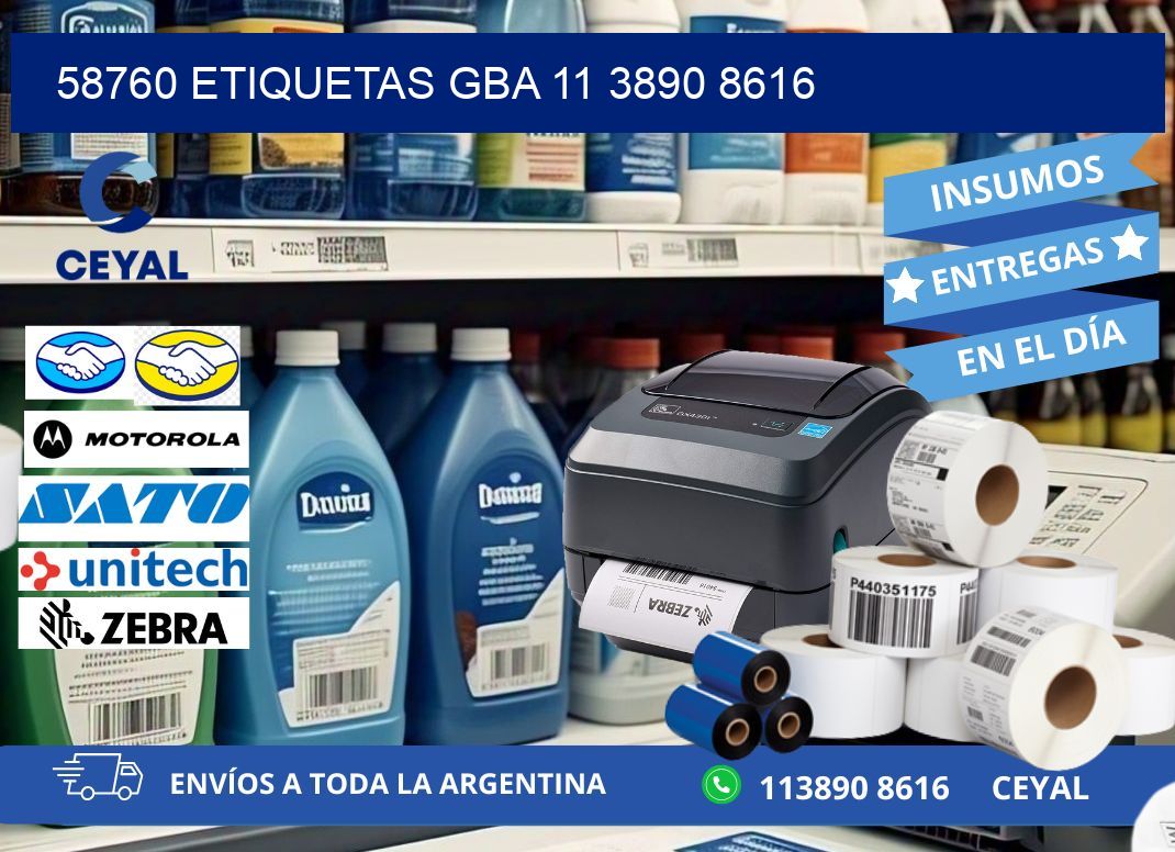 58760 ETIQUETAS GBA 11 3890 8616