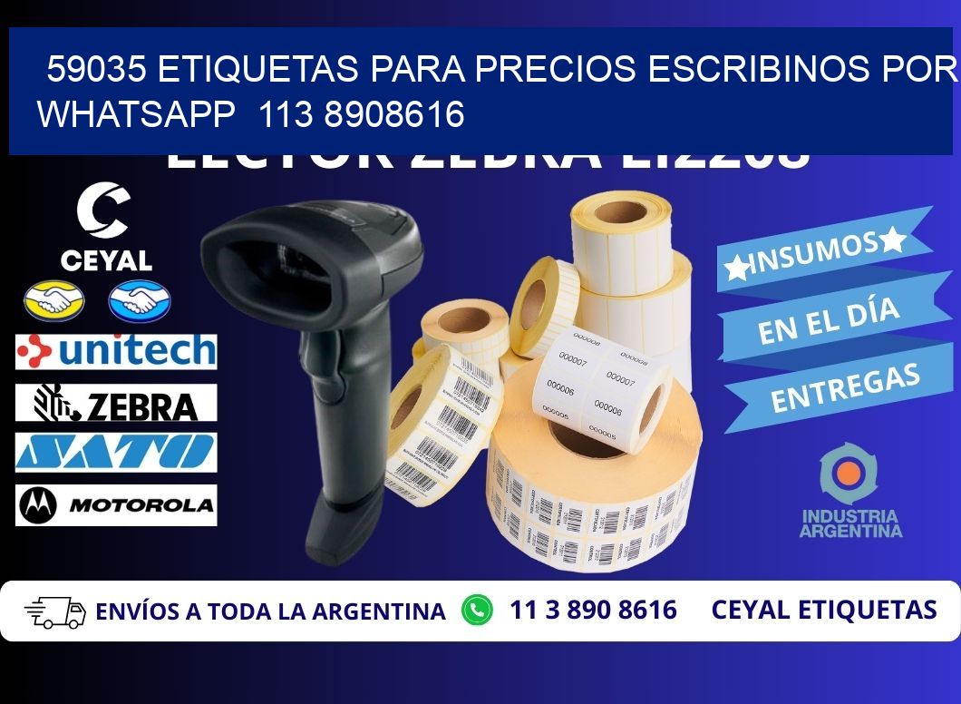 59035 ETIQUETAS PARA PRECIOS ESCRIBINOS POR WHATSAPP  113 8908616