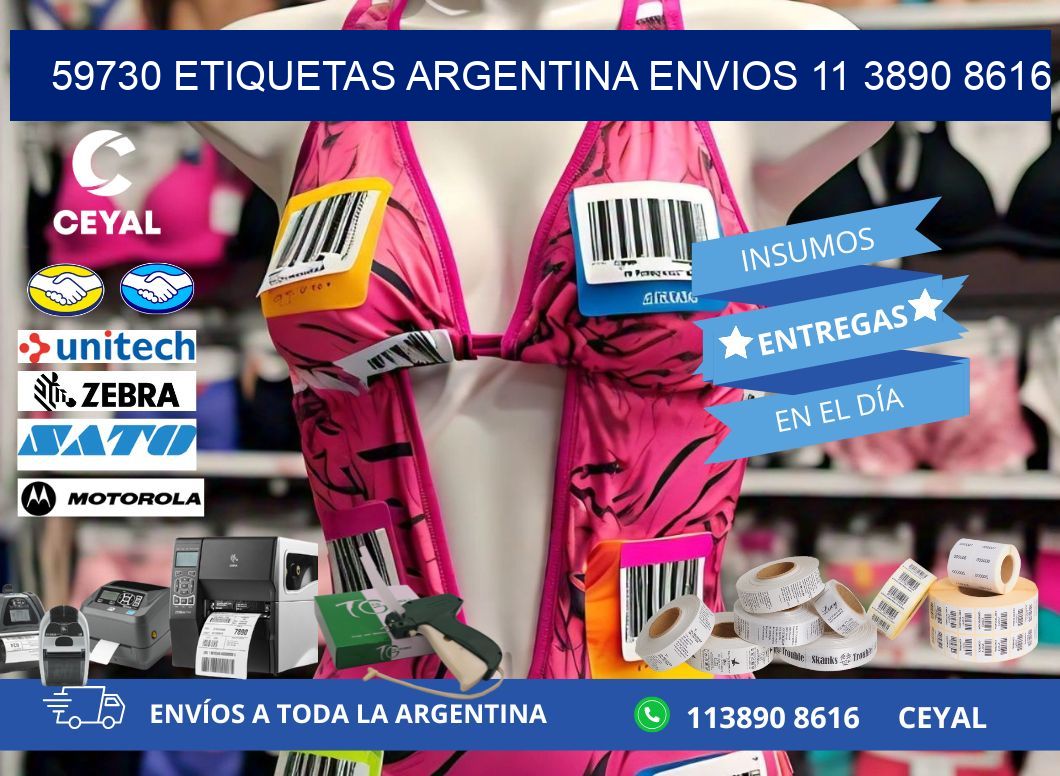 59730 ETIQUETAS ARGENTINA ENVIOS 11 3890 8616