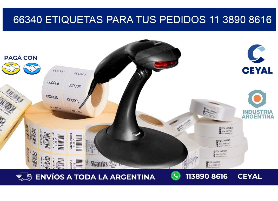 66340 ETIQUETAS PARA TUS PEDIDOS 11 3890 8616