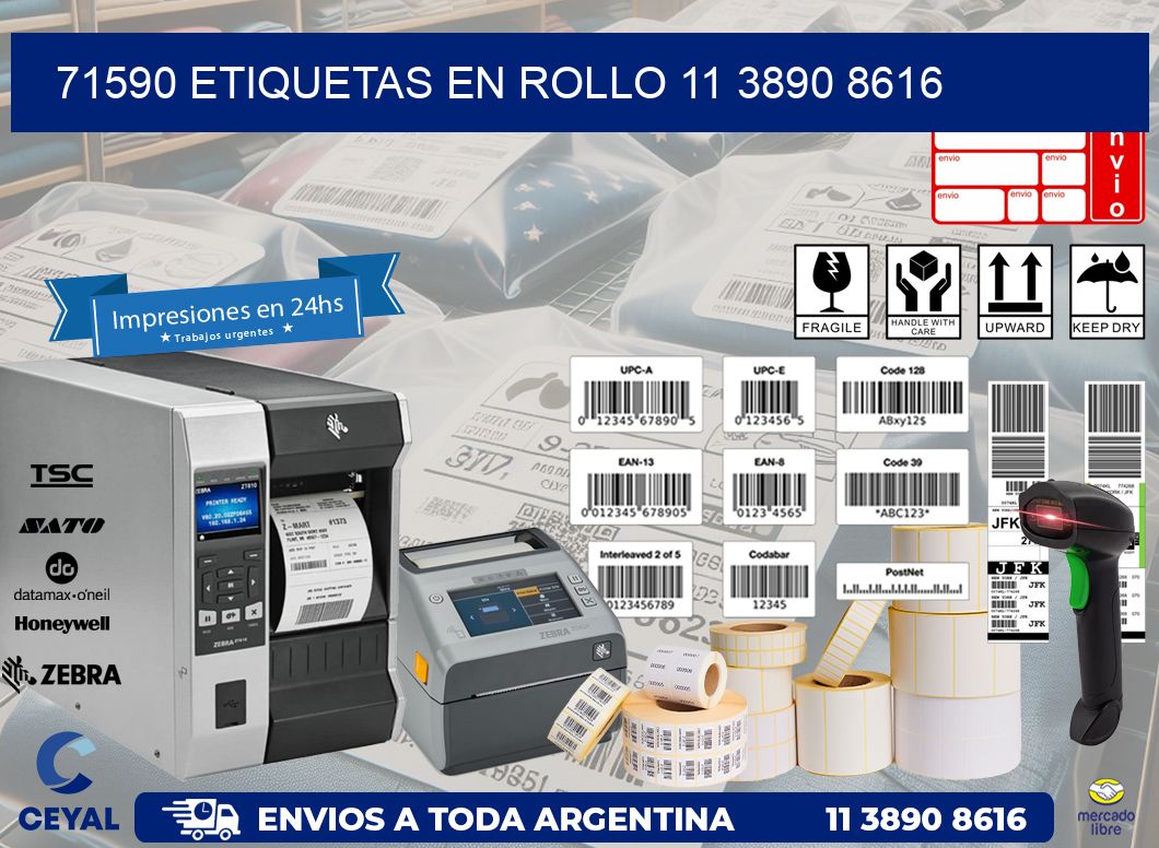 71590 ETIQUETAS EN ROLLO 11 3890 8616