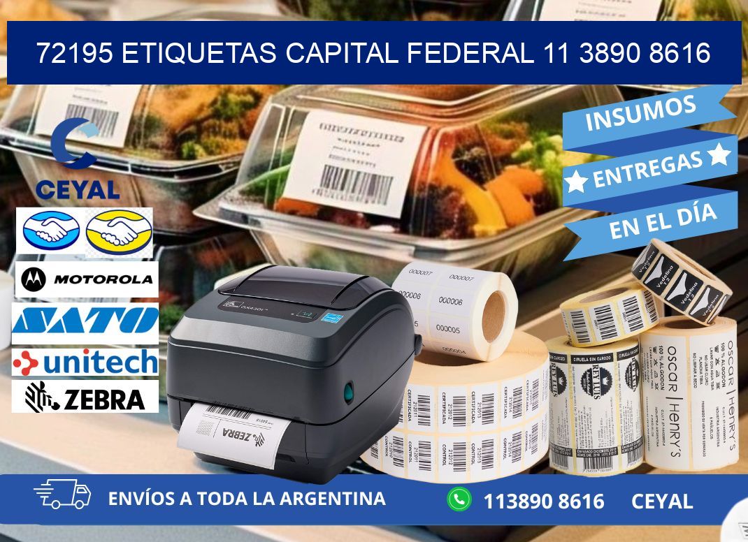 72195 ETIQUETAS CAPITAL FEDERAL 11 3890 8616