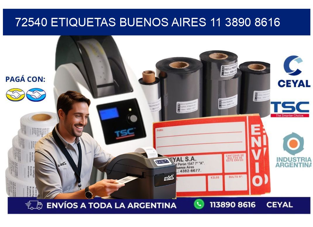 72540 ETIQUETAS BUENOS AIRES 11 3890 8616