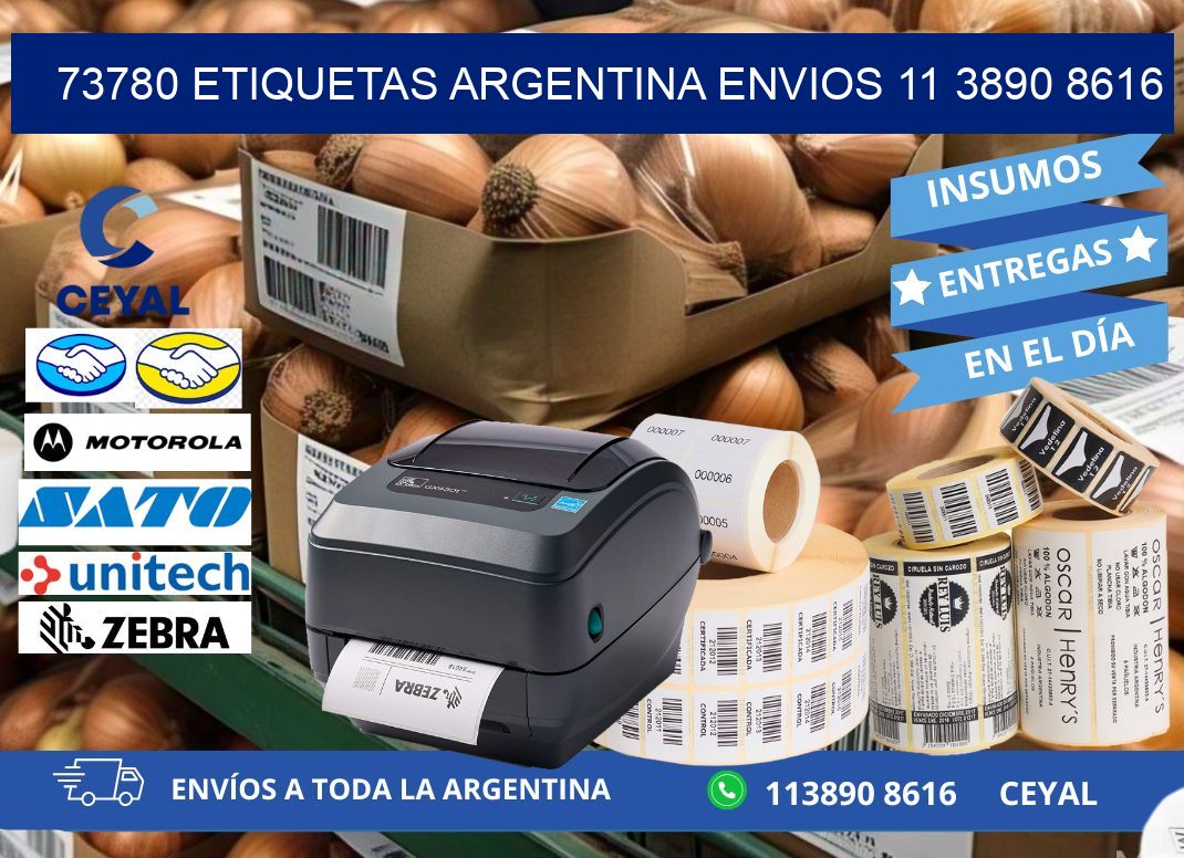 73780 ETIQUETAS ARGENTINA ENVIOS 11 3890 8616