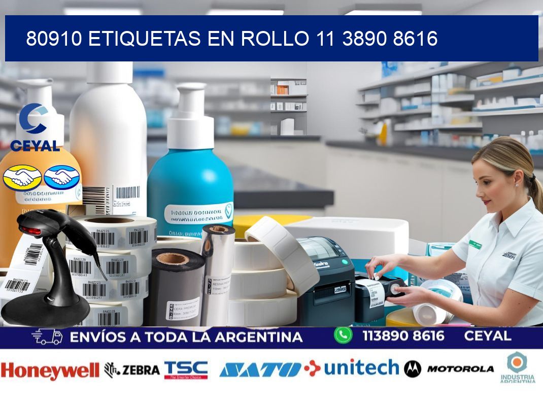 80910 ETIQUETAS EN ROLLO 11 3890 8616