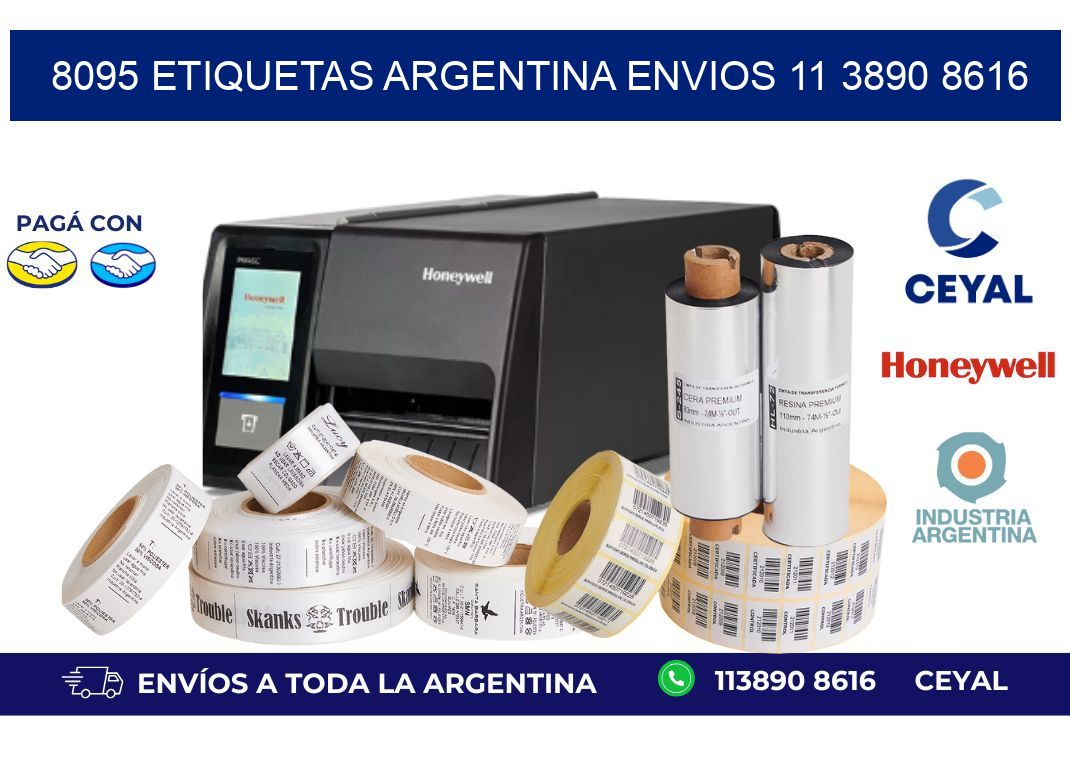 8095 ETIQUETAS ARGENTINA ENVIOS 11 3890 8616