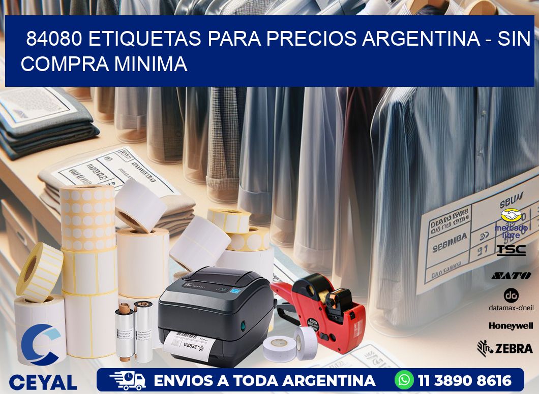 84080 ETIQUETAS PARA PRECIOS ARGENTINA - SIN COMPRA MINIMA