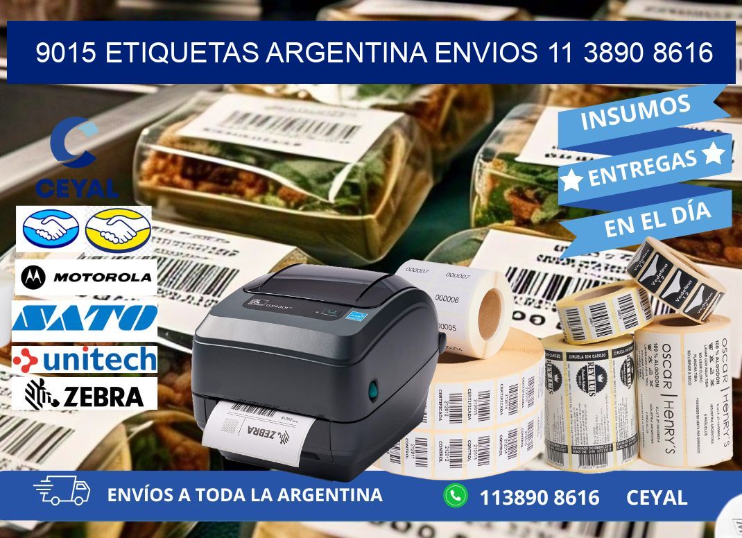 9015 ETIQUETAS ARGENTINA ENVIOS 11 3890 8616