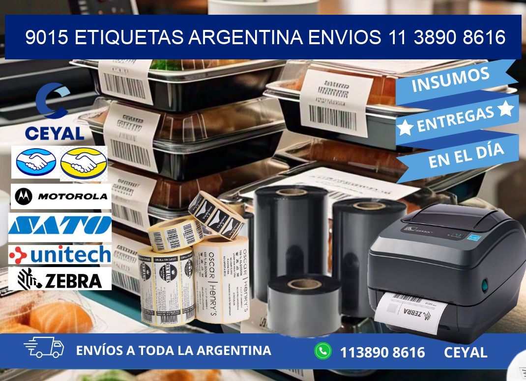 9015 ETIQUETAS ARGENTINA ENVIOS 11 3890 8616