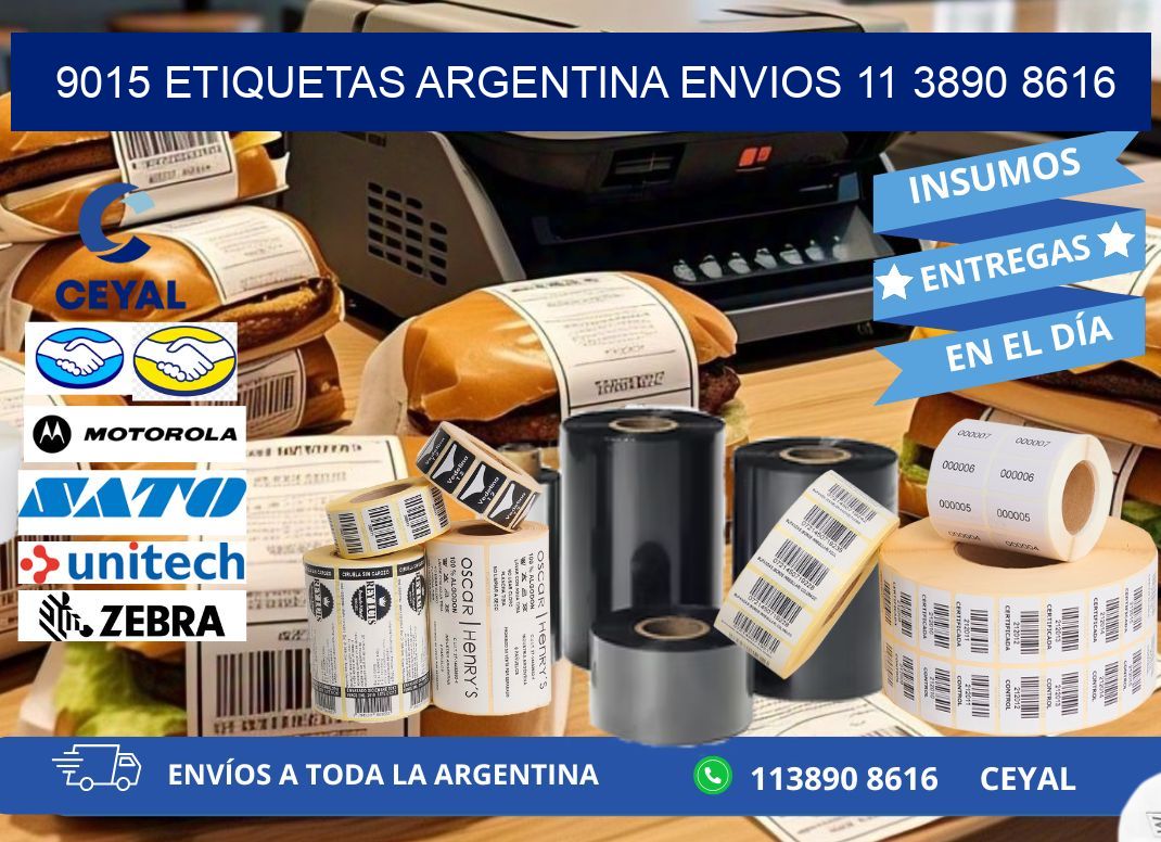 9015 ETIQUETAS ARGENTINA ENVIOS 11 3890 8616