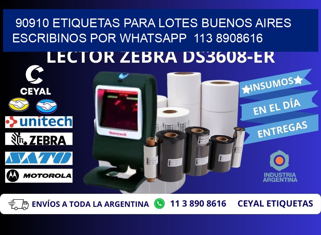 90910 ETIQUETAS PARA LOTES BUENOS AIRES ESCRIBINOS POR WHATSAPP  113 8908616